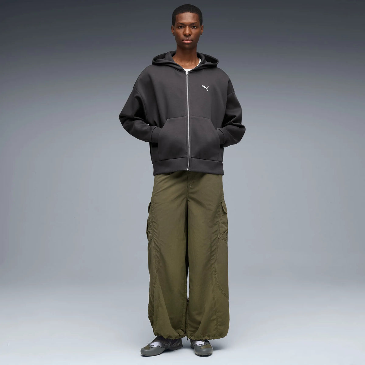 Cool Dark Gray-Loden Green