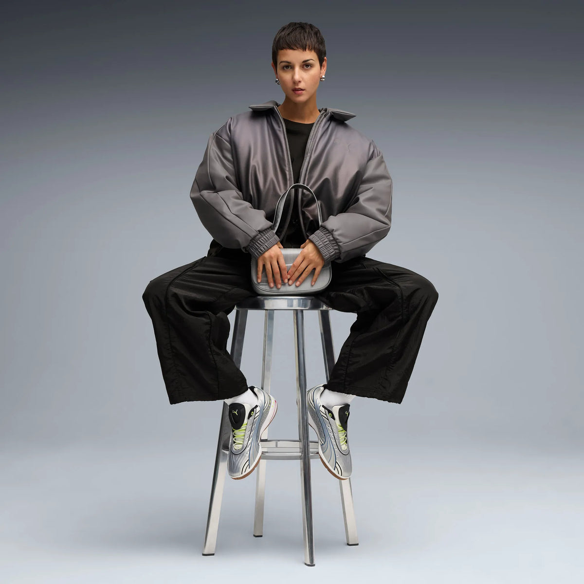 PUMA Silver-PUMA White