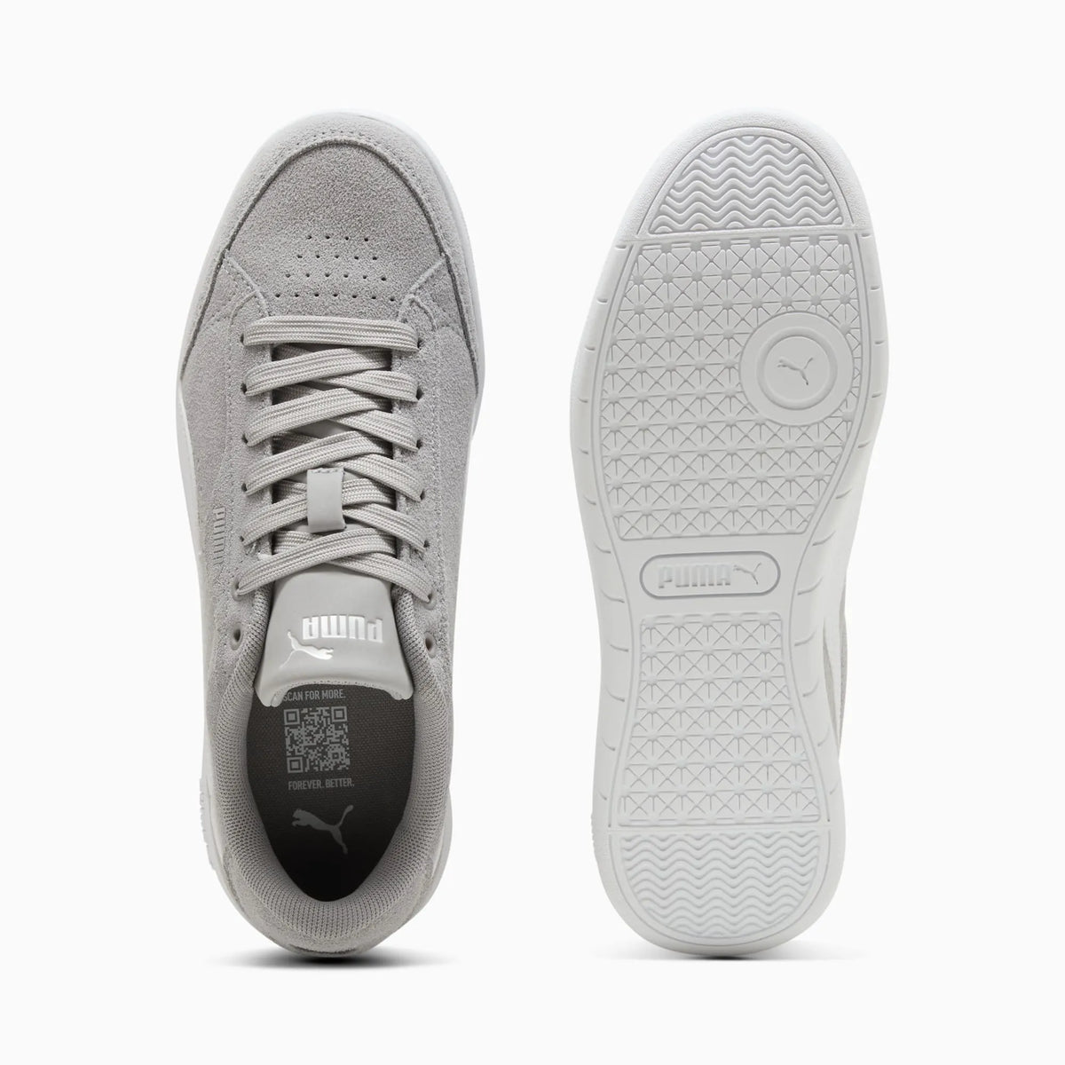 Gray Echo-PUMA White-PUMA Silver