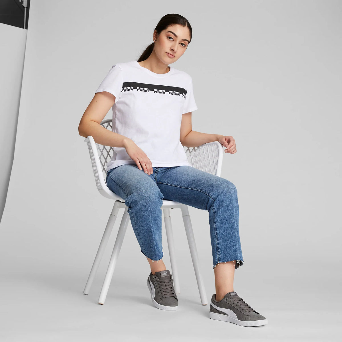 Steel Gray-Puma White-Puma White-Puma Silver