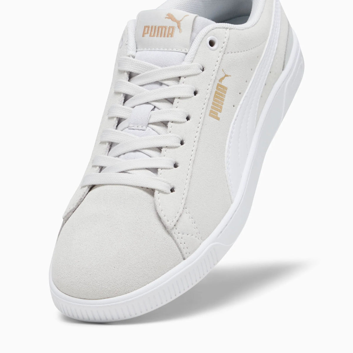 Feather Gray-PUMA White-PUMA Gold