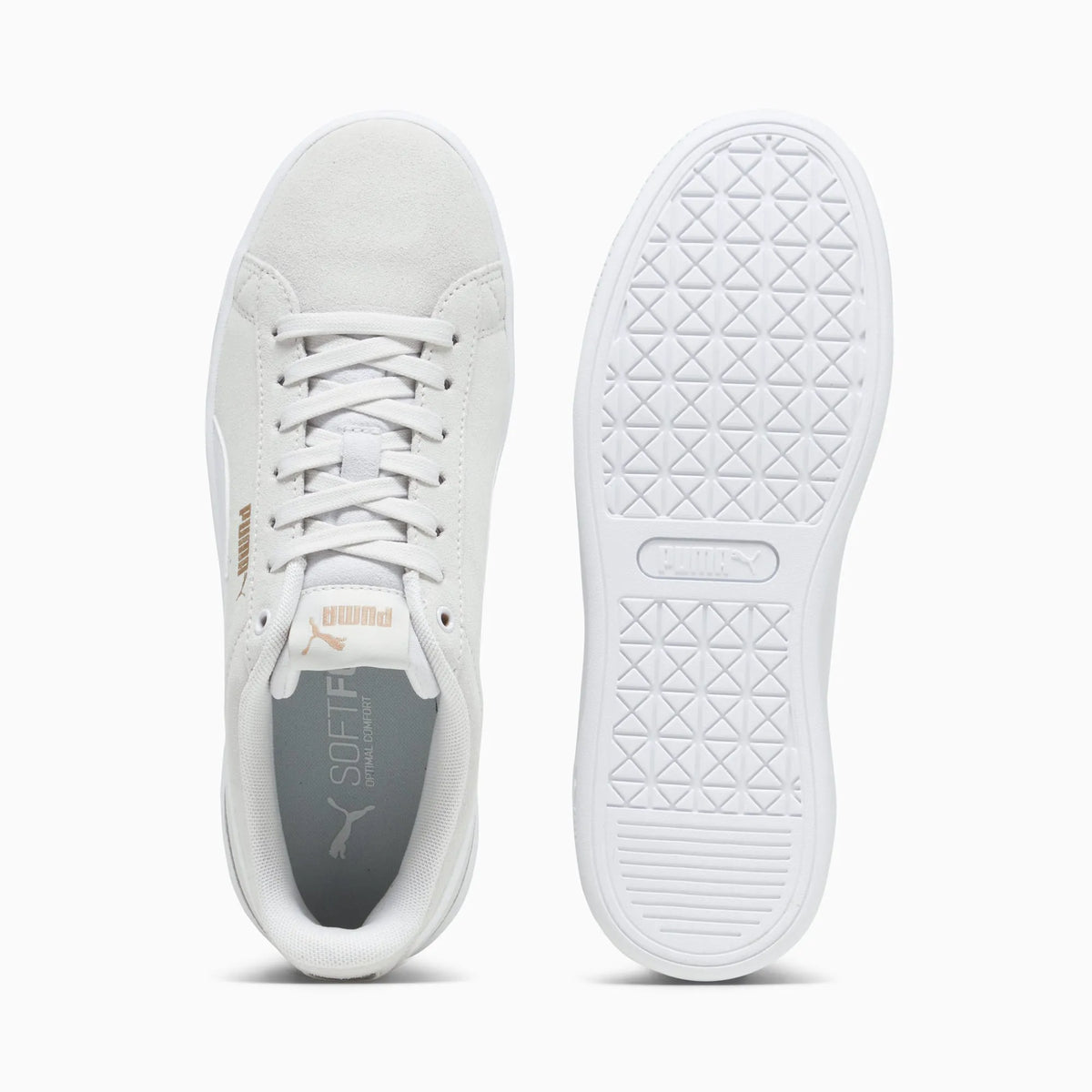Feather Gray-PUMA White-PUMA Gold