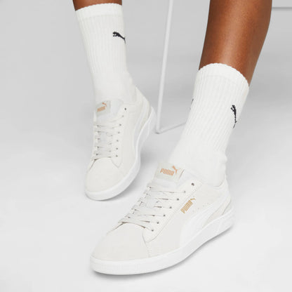 Feather Gray-PUMA White-PUMA Gold
