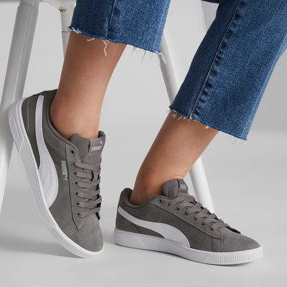 Steel Gray-Puma White-Puma White-Puma Silver