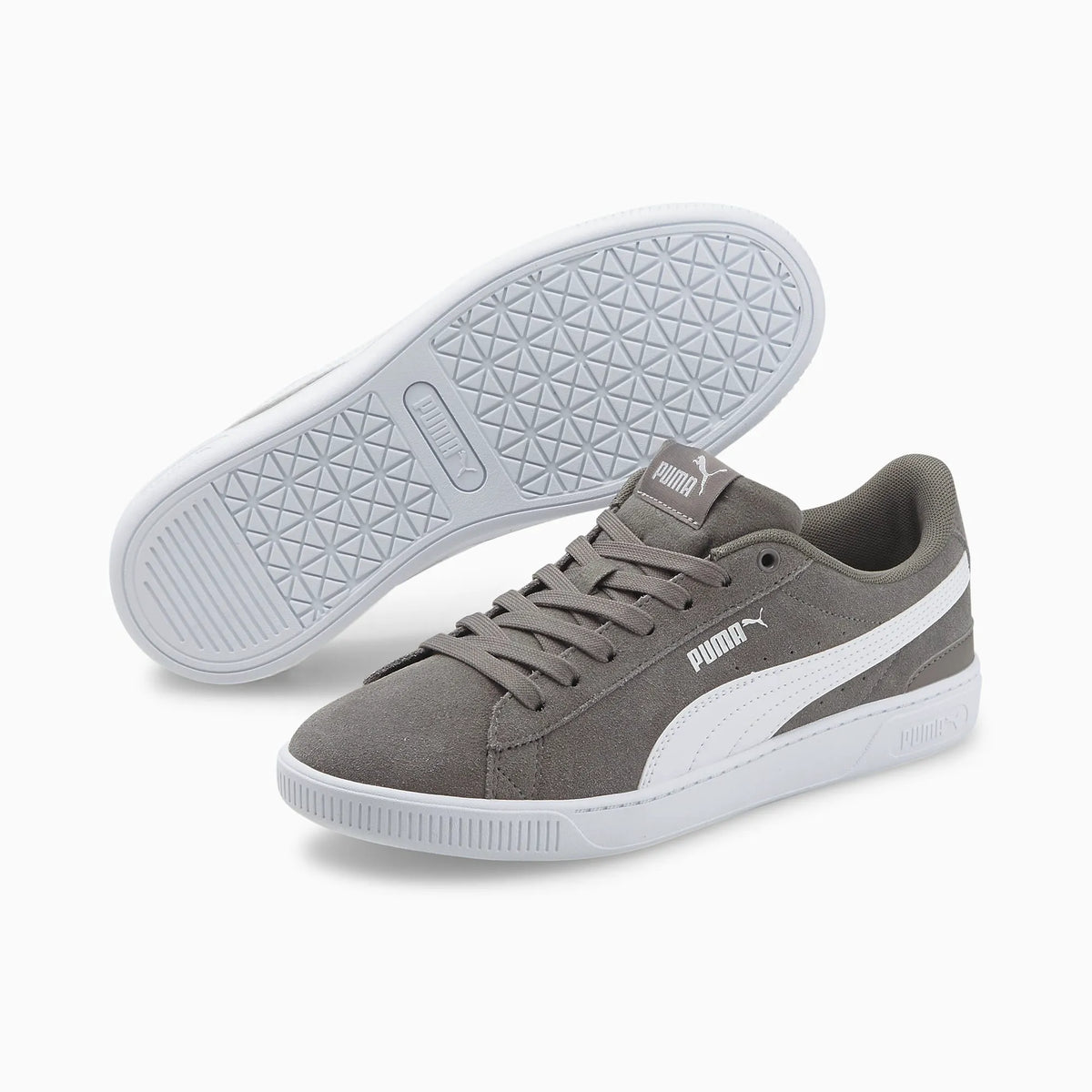 Steel Gray-Puma White-Puma White-Puma Silver