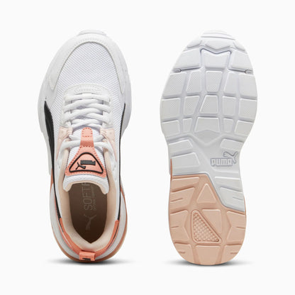 PUMA White-PUMA Black-Deeva Peach