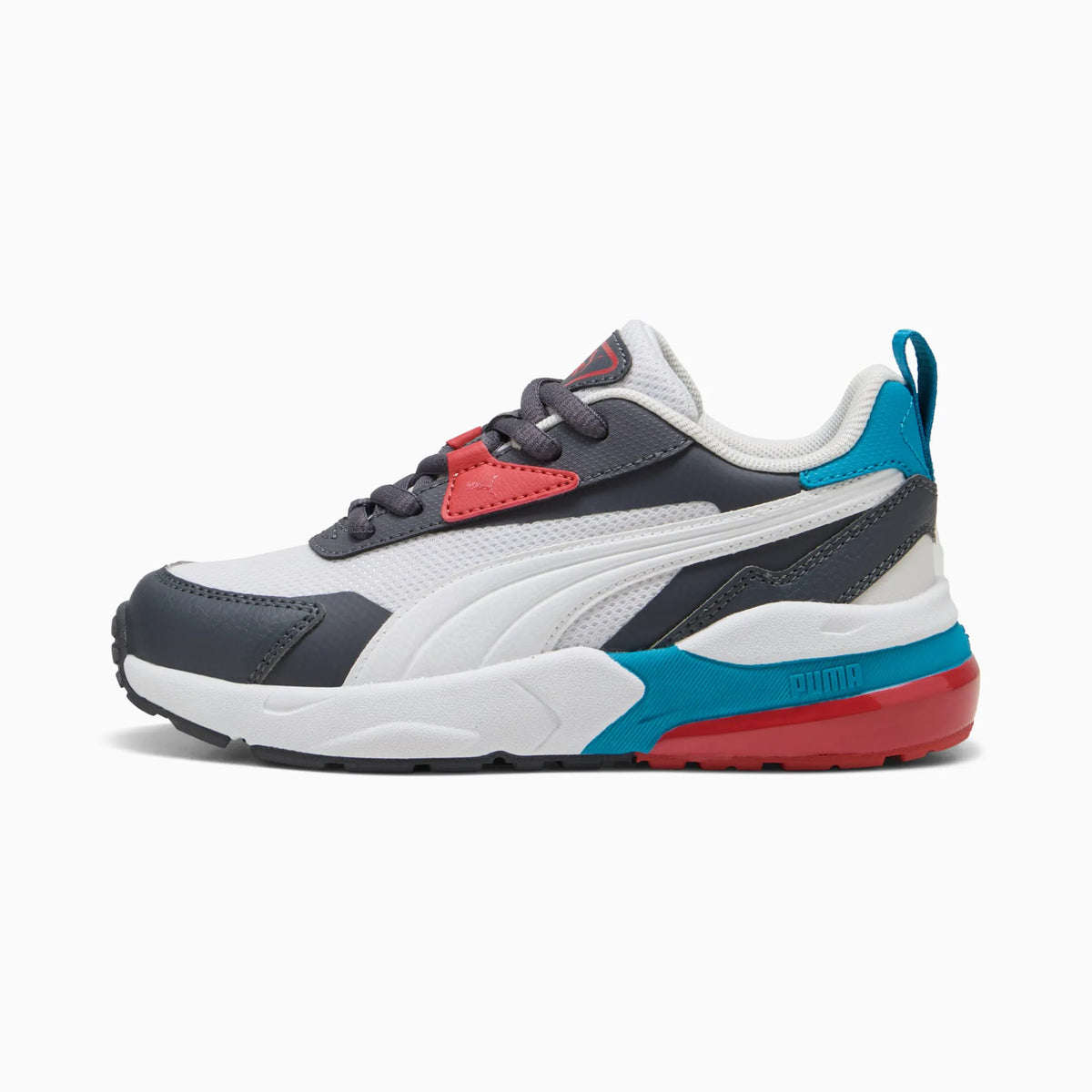 Feather Gray-PUMA White-Red Fire