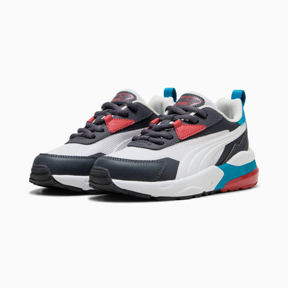Feather Gray-PUMA White-Red Fire