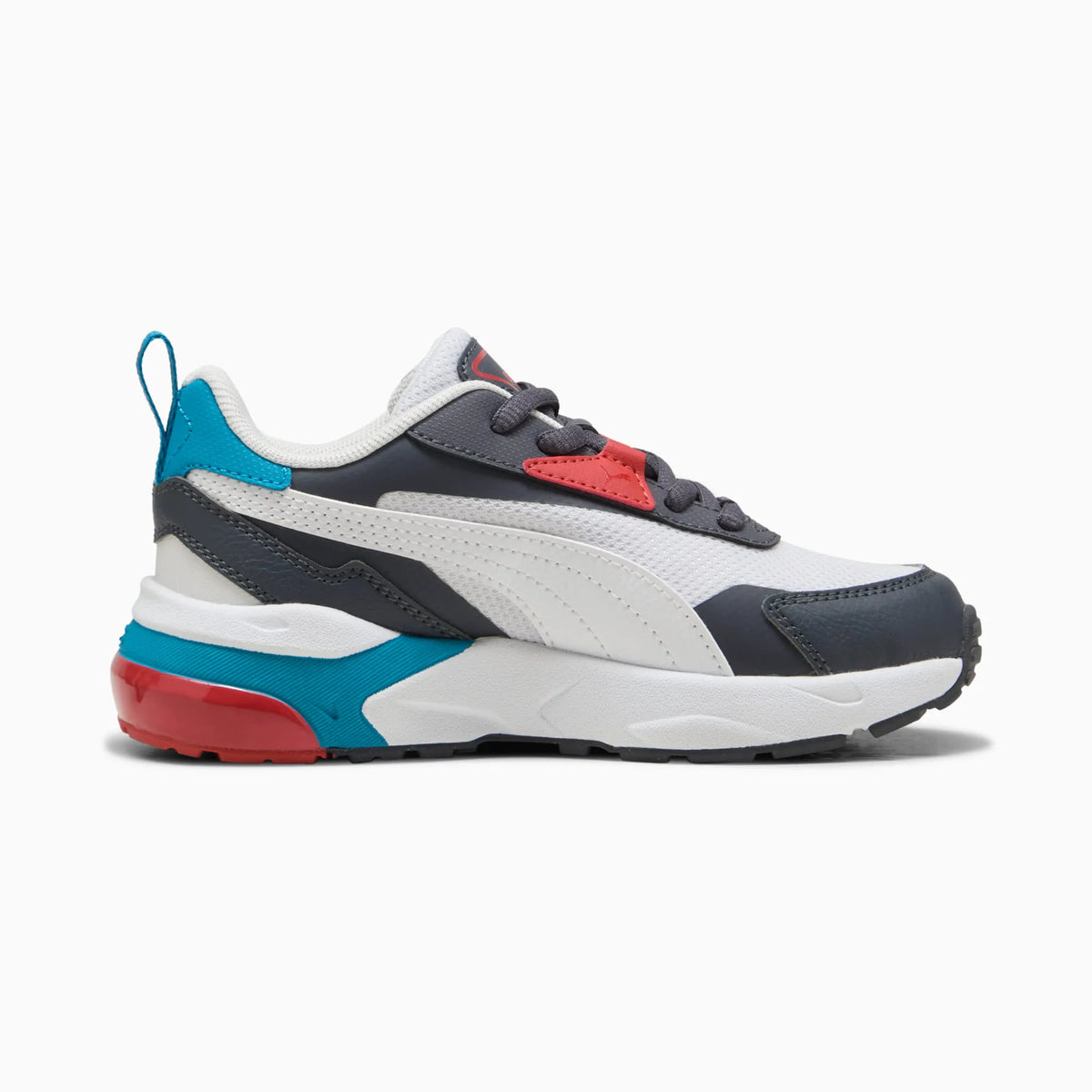 Feather Gray-PUMA White-Red Fire