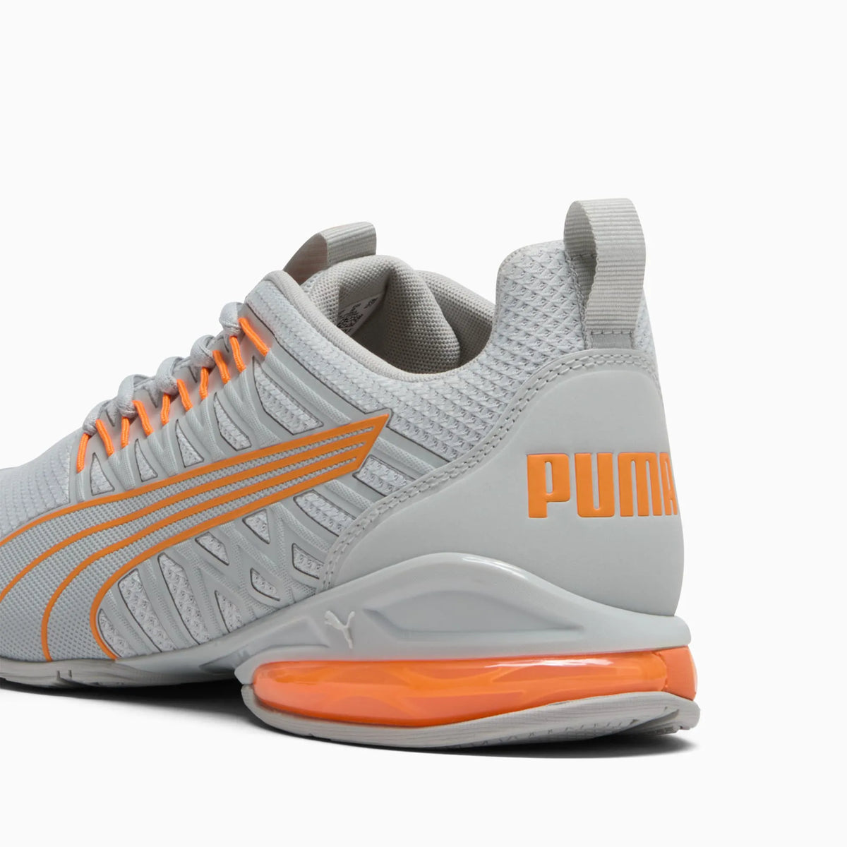 Cool Light Gray-Orange Glow