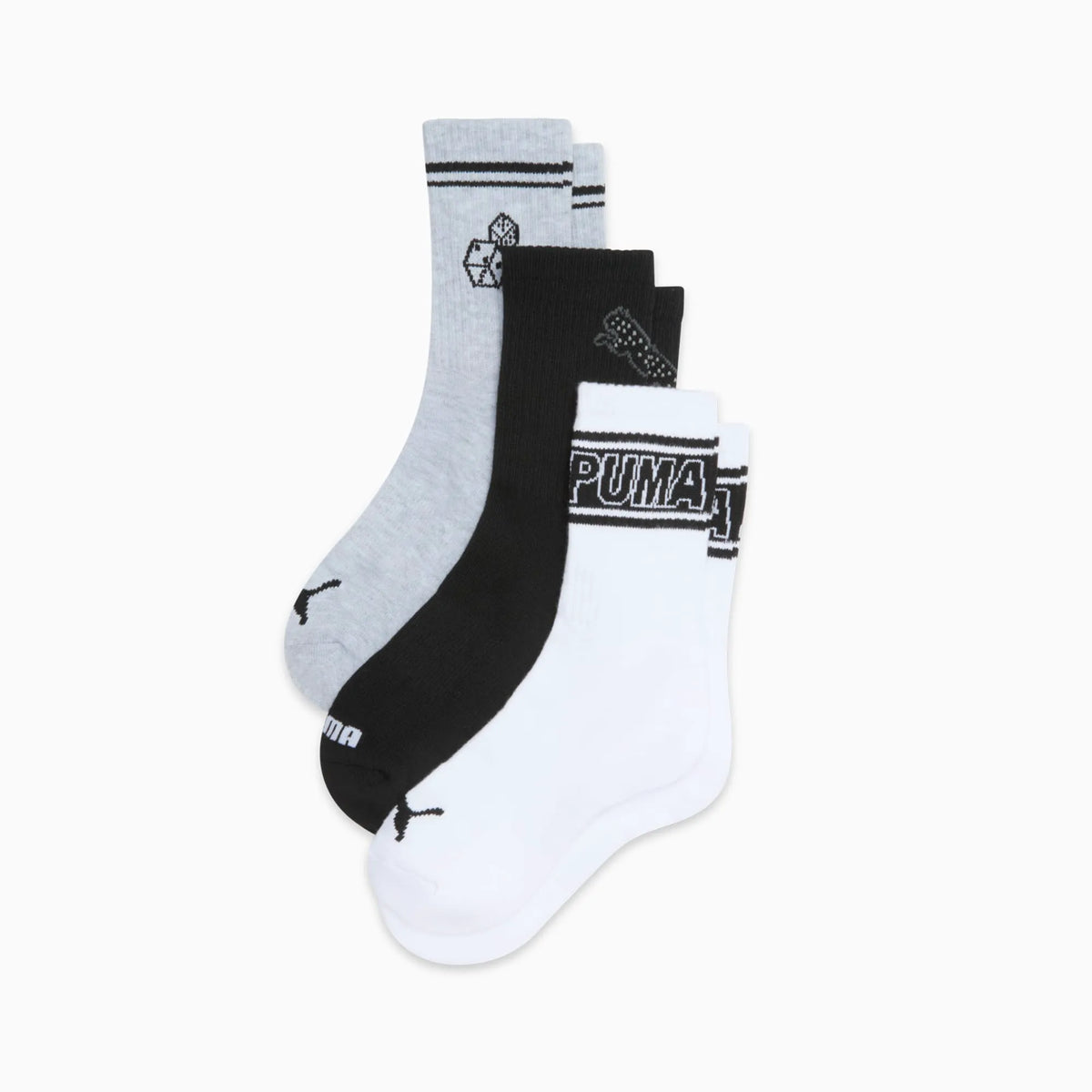 WHITE / BLACK